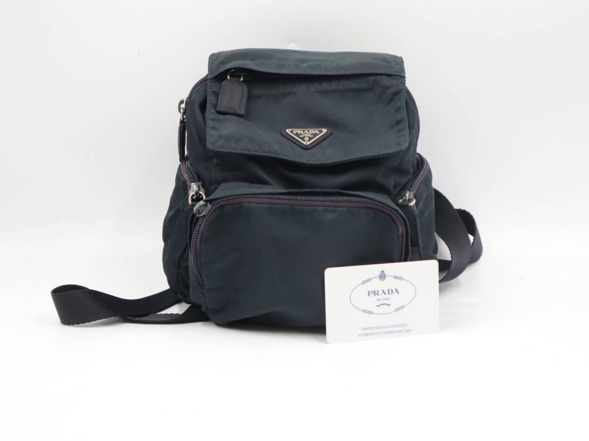 PRADA プラダ ミニ ナイロン リュック バックパック B5915 ブラック 黒 