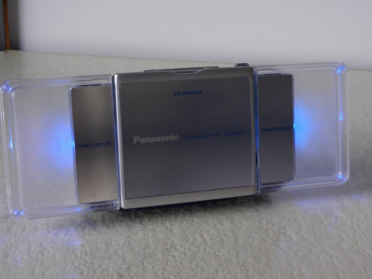 Panasonic MDプレーヤー SJ-MJ59 動作品 Panasonic ポータブルMD