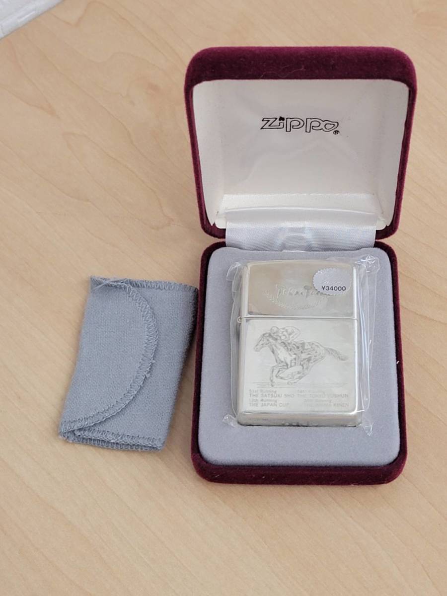 1 ジッポ Zippo STERLING シルバー 競馬 トウカイテイオー シリアル 