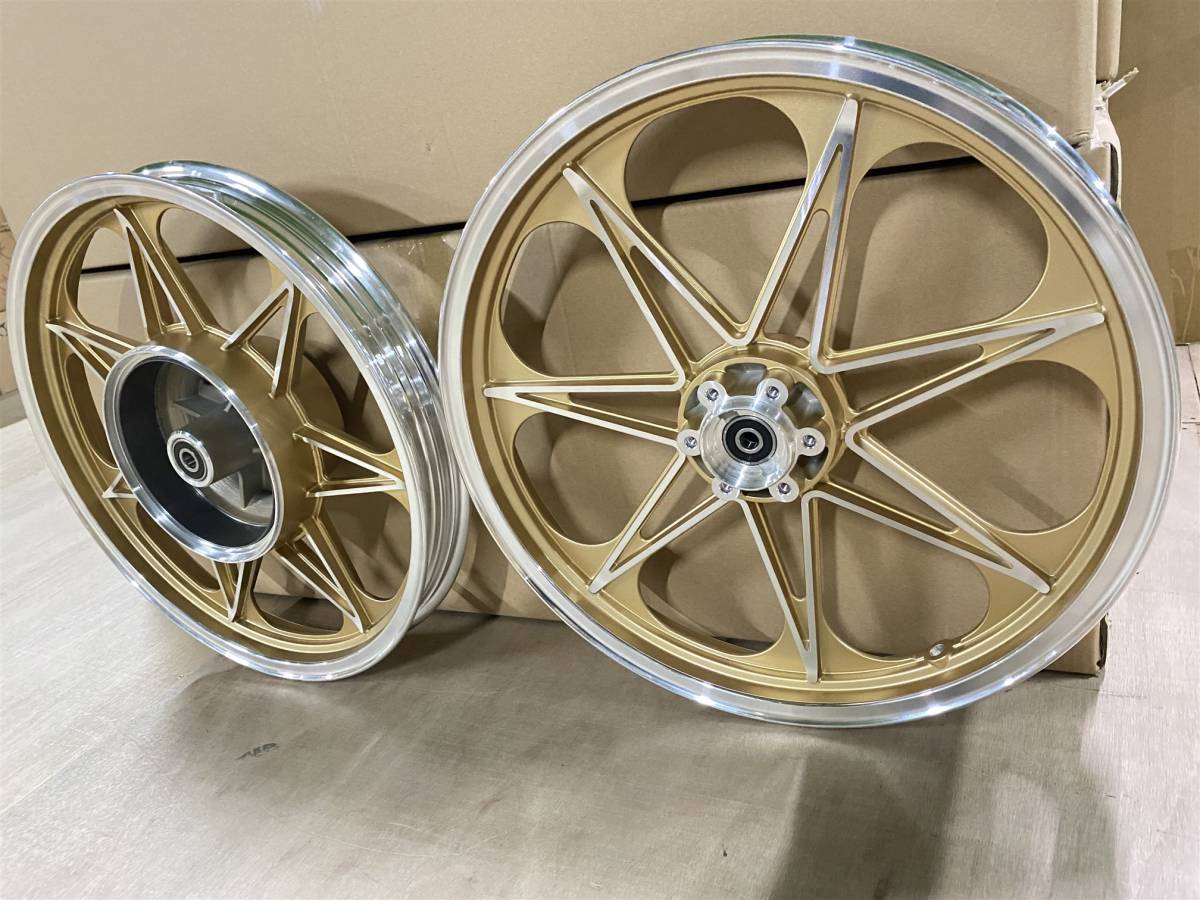 RZ250 RZ350 キャスト ホイール 金/レア 希少 ゴールド BEETセブン 