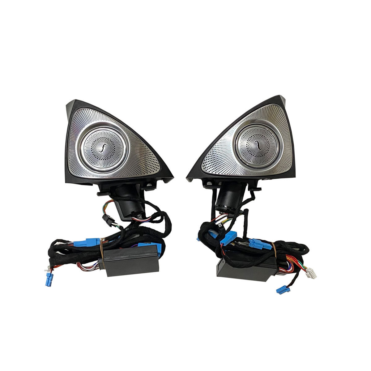 ベンツ Cクラス W205 S205 前期用 アンビエントライト連動 ハイエンド ロータリー 3Dツイーター 純正交換タイプ LEDカラー3色