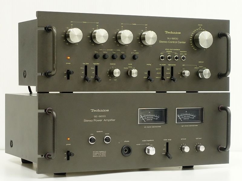 Technics SE-9200 パワーアンプ 通電確認済み Technics SE-9200