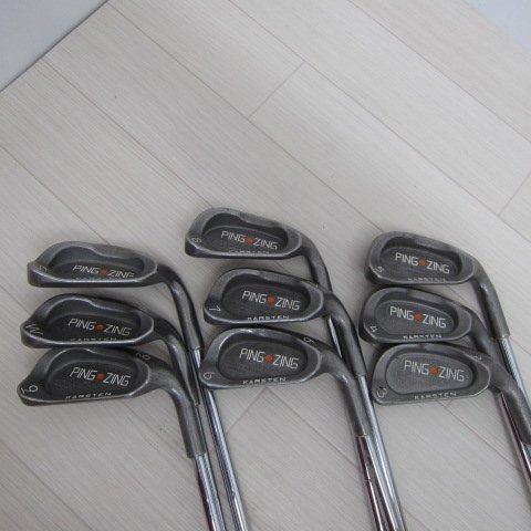 限定SALE，大人気 FC135/アイアンセット ピン PING ZING KARSTEN オレンジドット 3番 9番 S W 9本セット(ピン)｜売買されたオークション情報、yahooの商品情報をアーカイブ公開 - オークファン 男性右きき用