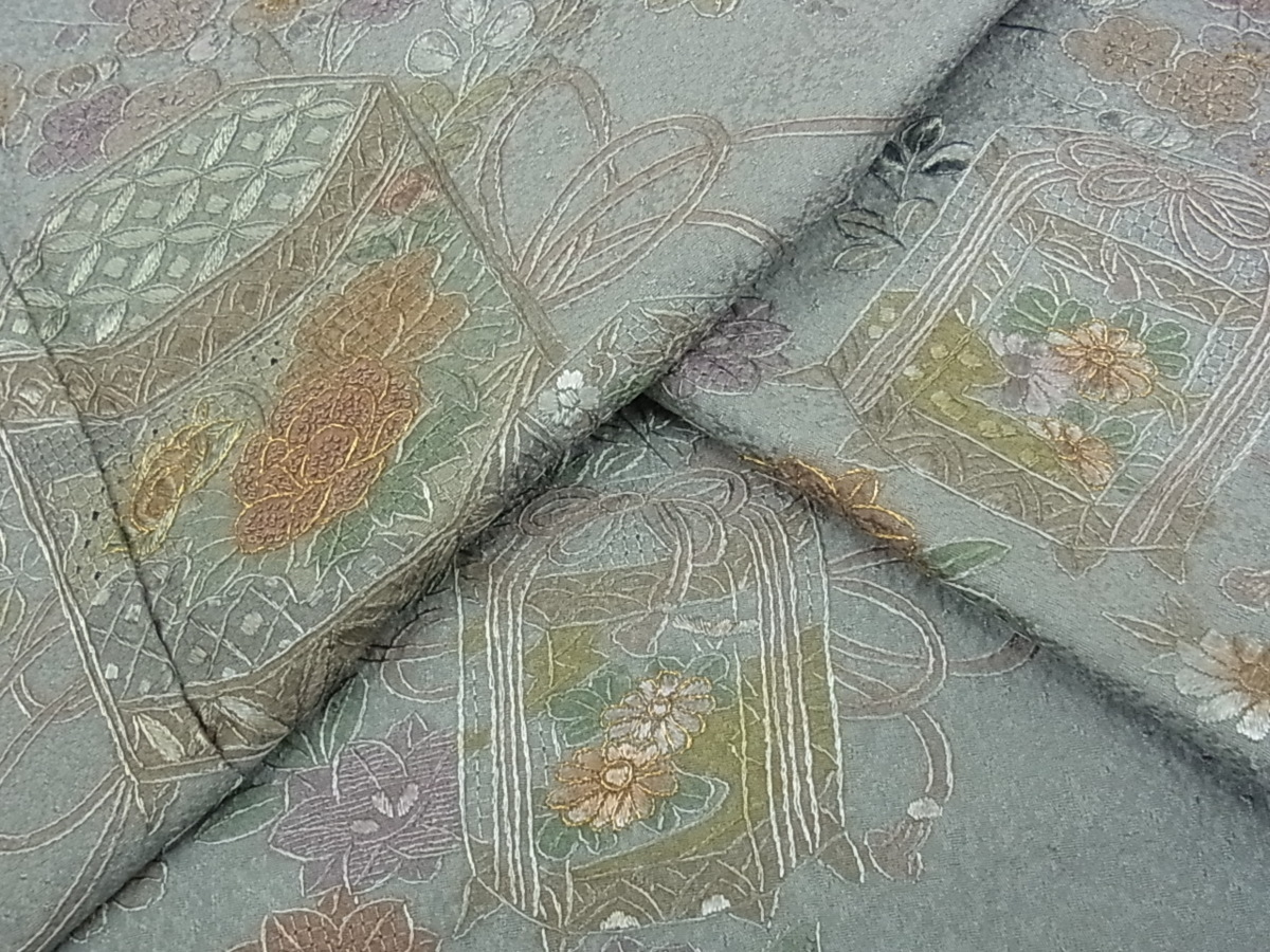 中国三大刺繍 汕頭刺繍 スワトウ刺繍 着物屋こころ□訪問着 訪問着