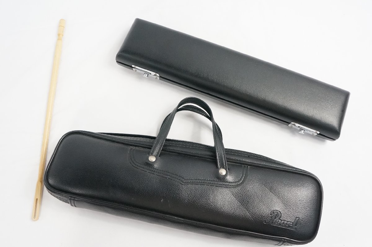22○【中古】Pearl/パール フルート PF-521 管楽器 横笛 ケース バッグ