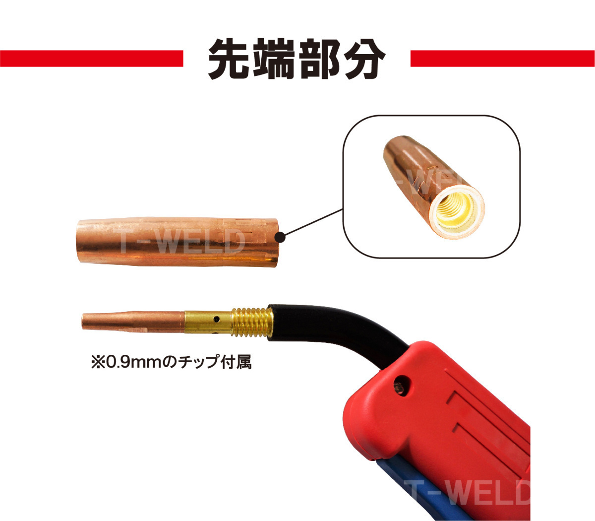 半自動 溶接 トーチ 180A/200A×5m パナソニック YT20CS4 適合 【公式通販】