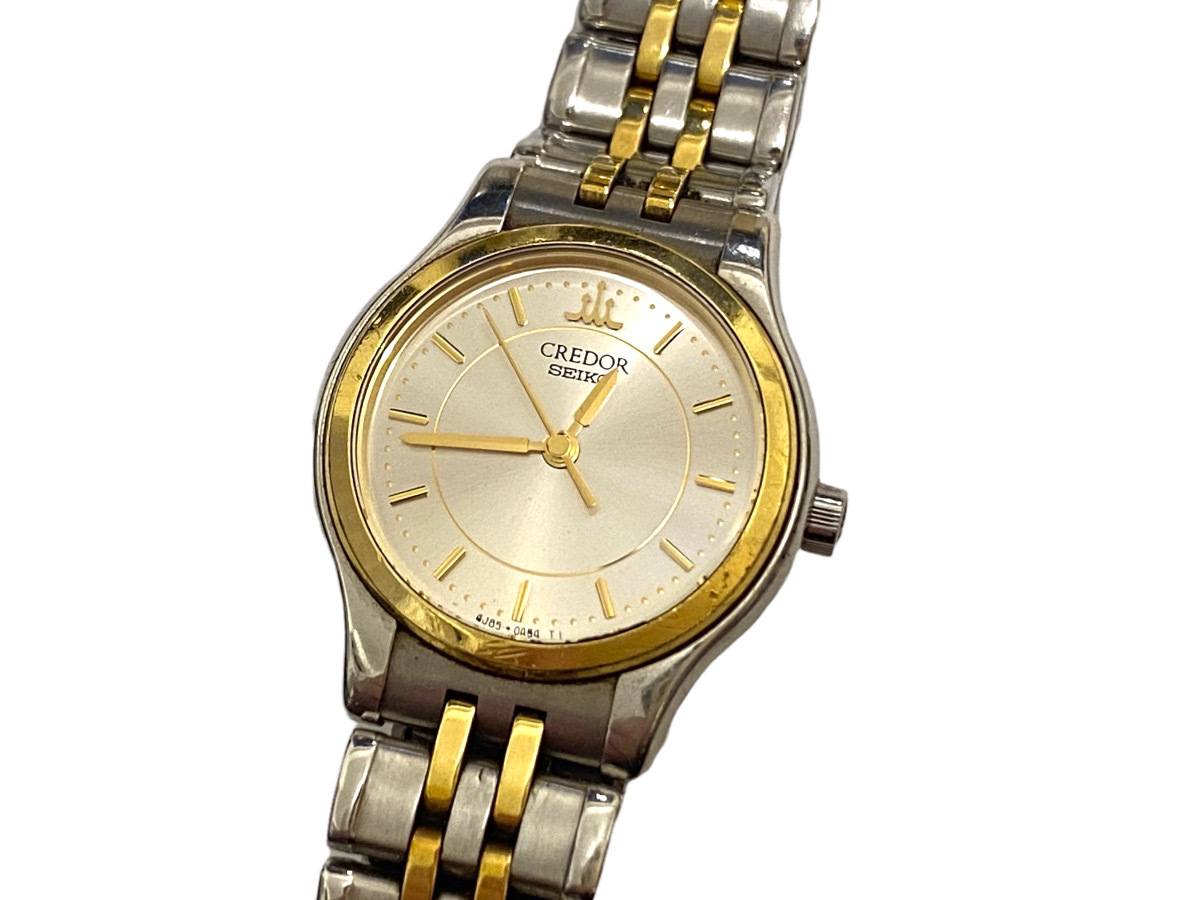 SEIKO クレドール セイコー CREDOR 4J85-0A20 稼働 腕時計 シルバー 