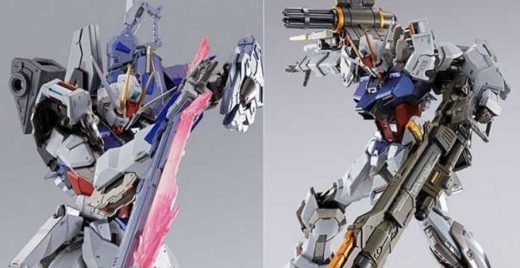 最安値，安い METAL BUILD ランチャーストライカー ＆ ソードストライカー 10th Ver. ２種セット 送付書貼付なし(機動戦士ガンダムSEED)｜売買されたオークション情報、yahooの商品情報をアーカイブ公開 - オーク 機動戦士ガンダムSEED
