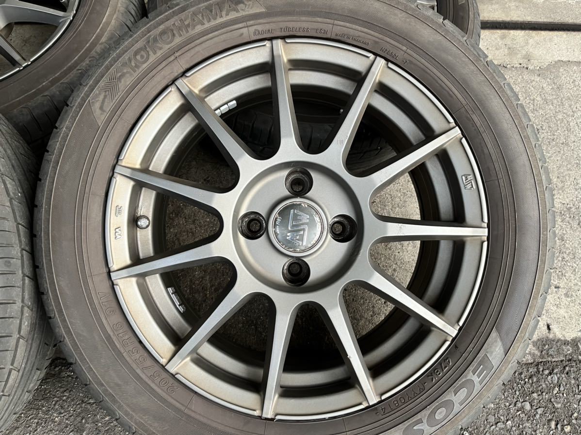 値下げ]プジョー307 純正アルミ 205/55R 16インチ 4本セット