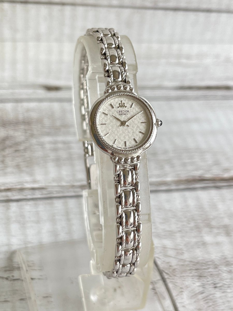 KS0407-118I ゆうパック着払い 18KT刻印あり SEIKO CREDOR 1E70-0390