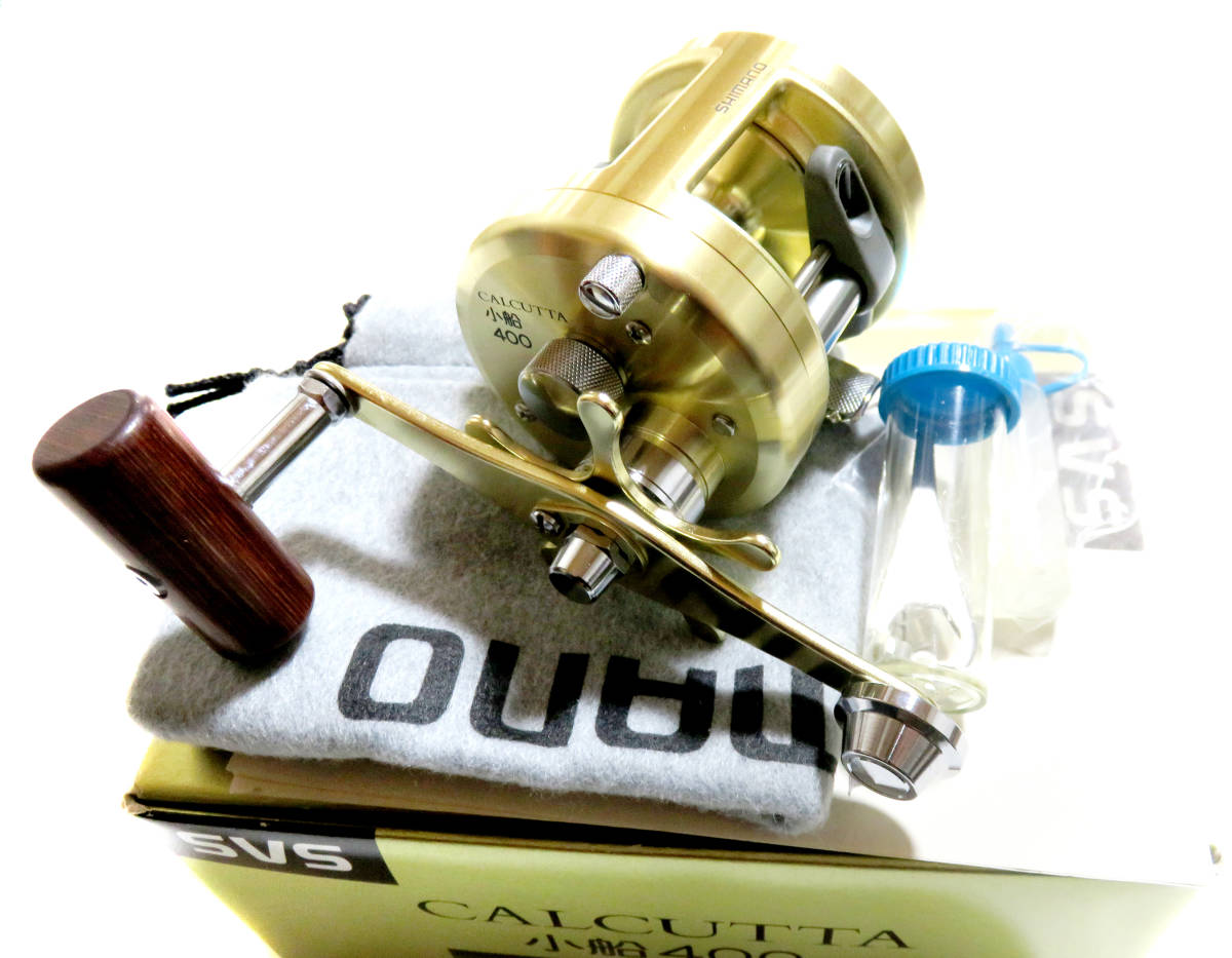 SHIMANO CALCUTTA 小船　400 ゴールド　シマノ　カルカッタ 1円～極上美品【シマノ】カルカッタ 小船 400(右）SVS☆付属有☆定価