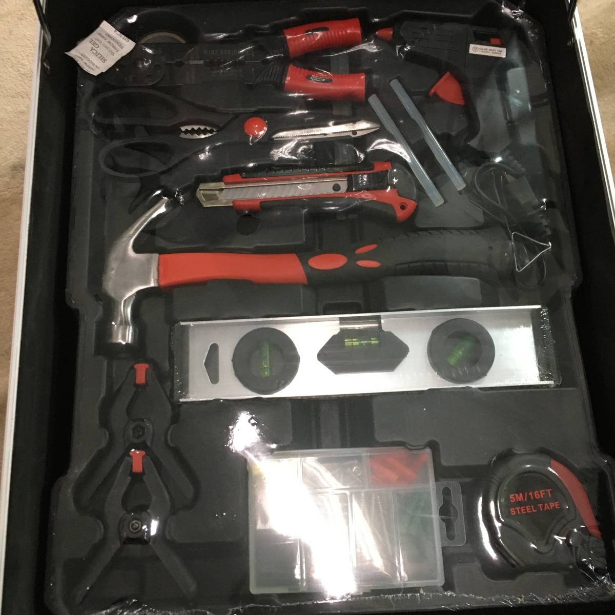 現状品 中身未使用品 ホームツールセット 工具セット 工具箱 作業道具 