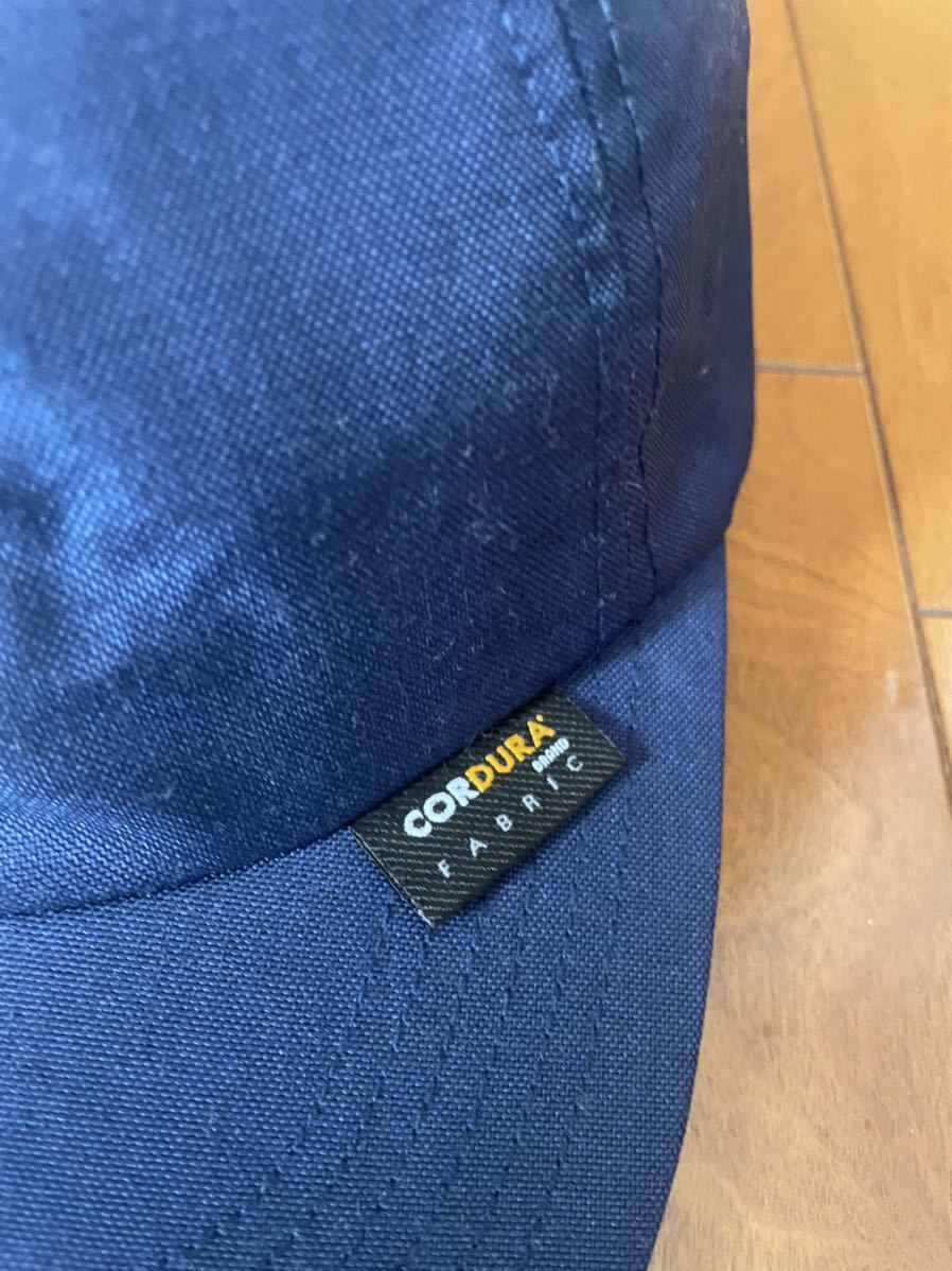 Supreme 18AW Cordura S Logo 6-Panel ネイビー キャップ PANEL