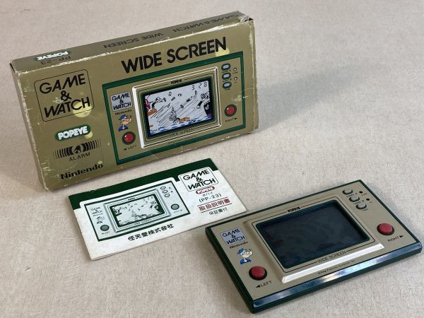 ポパイ ゲームウォッチ POPEYE PP-23 任天堂 Nintendo GAME＆WATCH