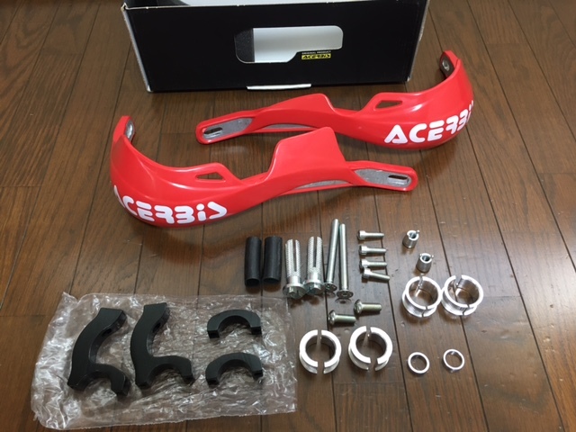 【人気セール，豊富な】 ACERBIS ハンドガード Rally Pro レッド(オフロード用)｜売買されたオークション情報、yahooの商品情報をアーカイブ公開 - オークファン 汎用