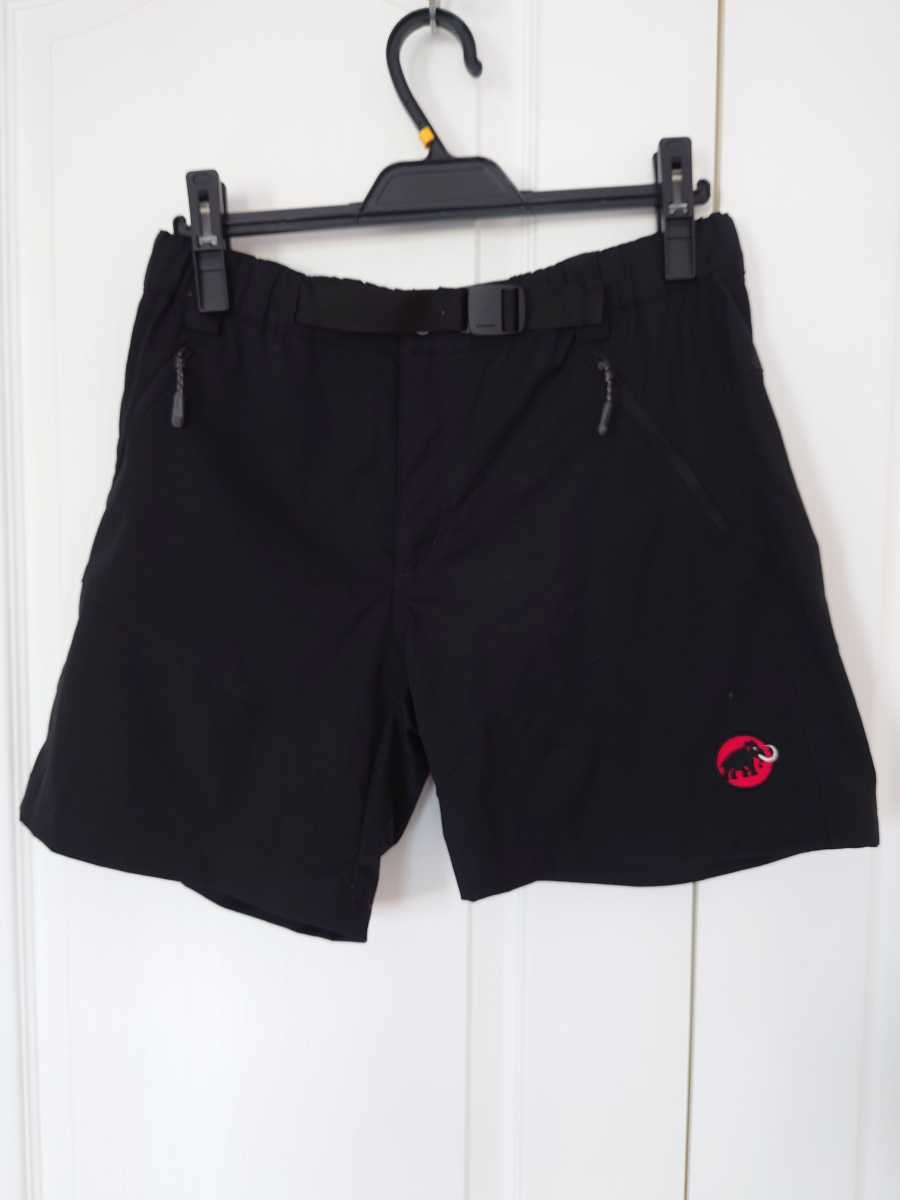 ハーフパンツ マムート MAMMUT　新品同様　美品　アウトドア　パンツ　黒　L　アウトドア　登山　男女兼用