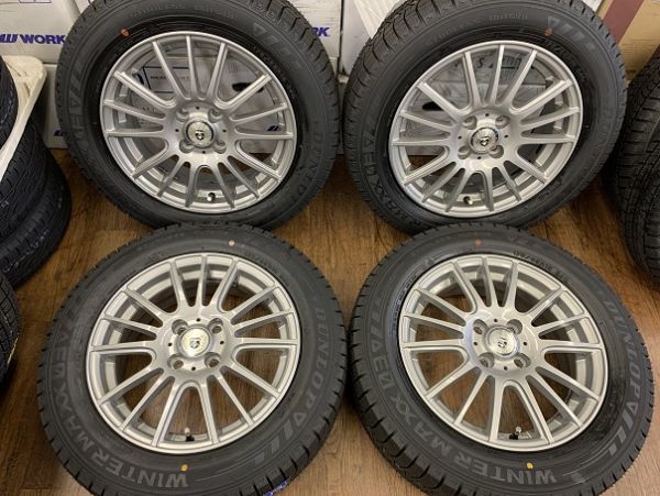 100%新品，人気SALE &sect;冬用 weds Ｇ Mach 15X5.5J+42 100-4H ウィンターマックス 175/65R15 175/65-15 付 アクア/ヴィッツ/スイフト/フィッイグニス など(スタッドレスタイヤ)｜売買されたオークション情報、yahooの商品情報 4穴