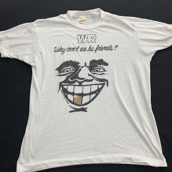  WAR Tシャツ 90s USA ヴィンテージ シングルステッチ ウォー SOUL FUNK レアグルーヴ MURO DEV LARGE RAPTEES ロックT バンドT(Tシャツ)｜売買されたオークション情報、yahooの商品情報をアーカイブ公開 - Tシャツ