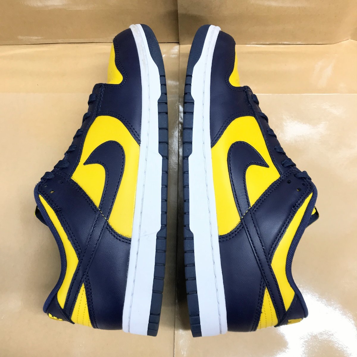 極美品】 27.5cm US9.5 NIKE DUNK LOW RETRO Michigan DD1391-700 