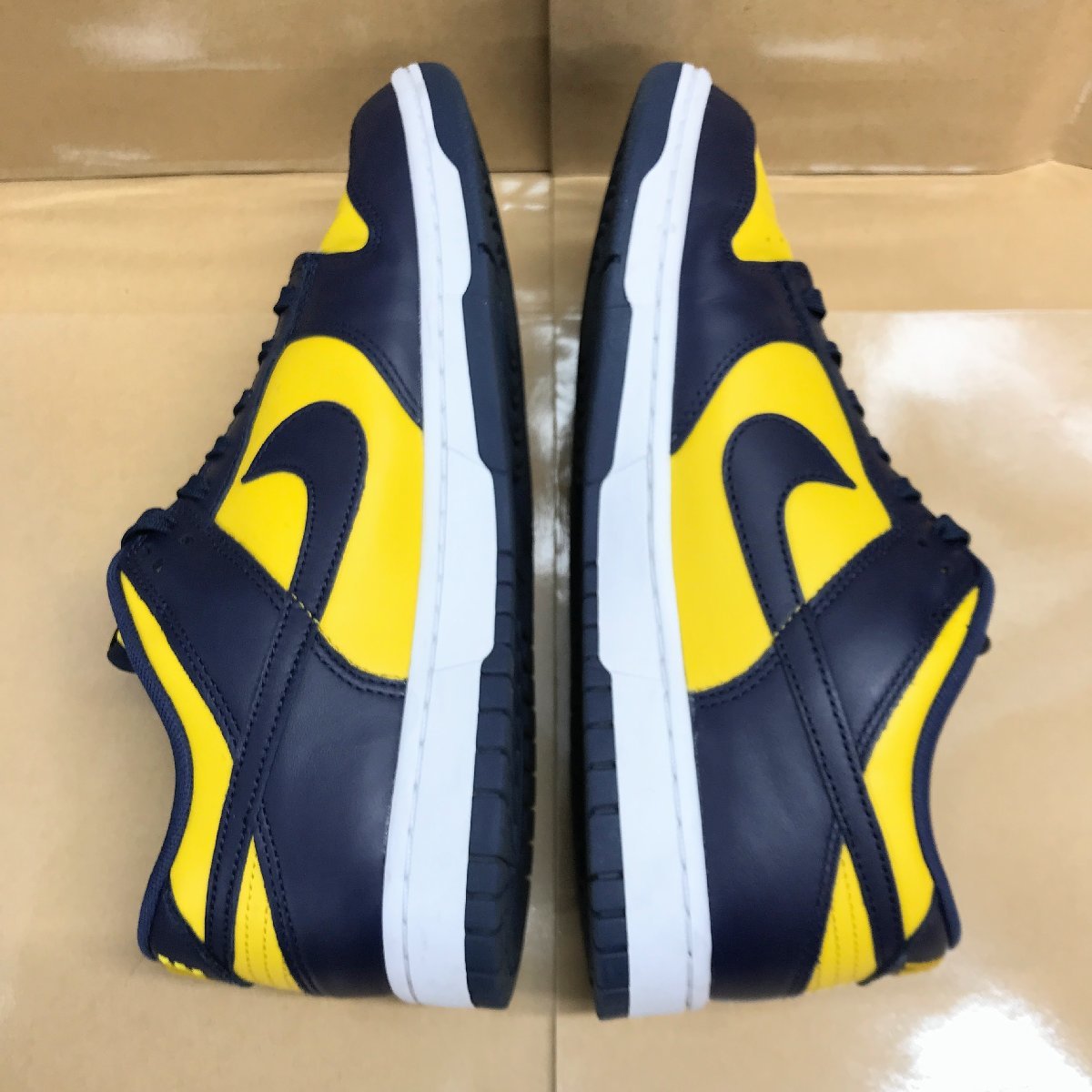 極美品】 27.5cm US9.5 NIKE DUNK LOW RETRO Michigan DD1391-700 