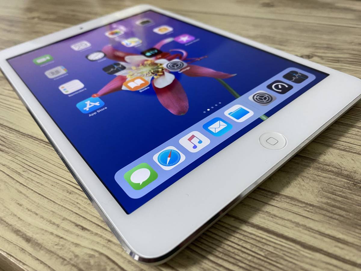 美品！iPad mini 2 Wi-Fi+Cellular SIMフリー iPad mini 2 Wi-Fi＋Cellularモデル 第2世代 シルバー・綺麗！□ 16gb