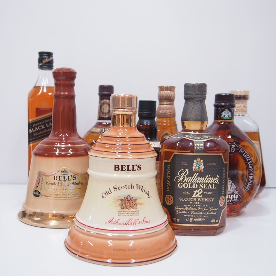 飲料・酒 期間限定価格ディンプル & ベルズ bell's 古酒 2本セット