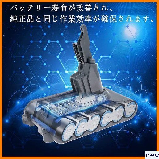 新品送料無料★ miady 掃除機バッテリー imalpro/Motorhea 応 互換 バッテリー SV11 V7 ダイソン 9_7