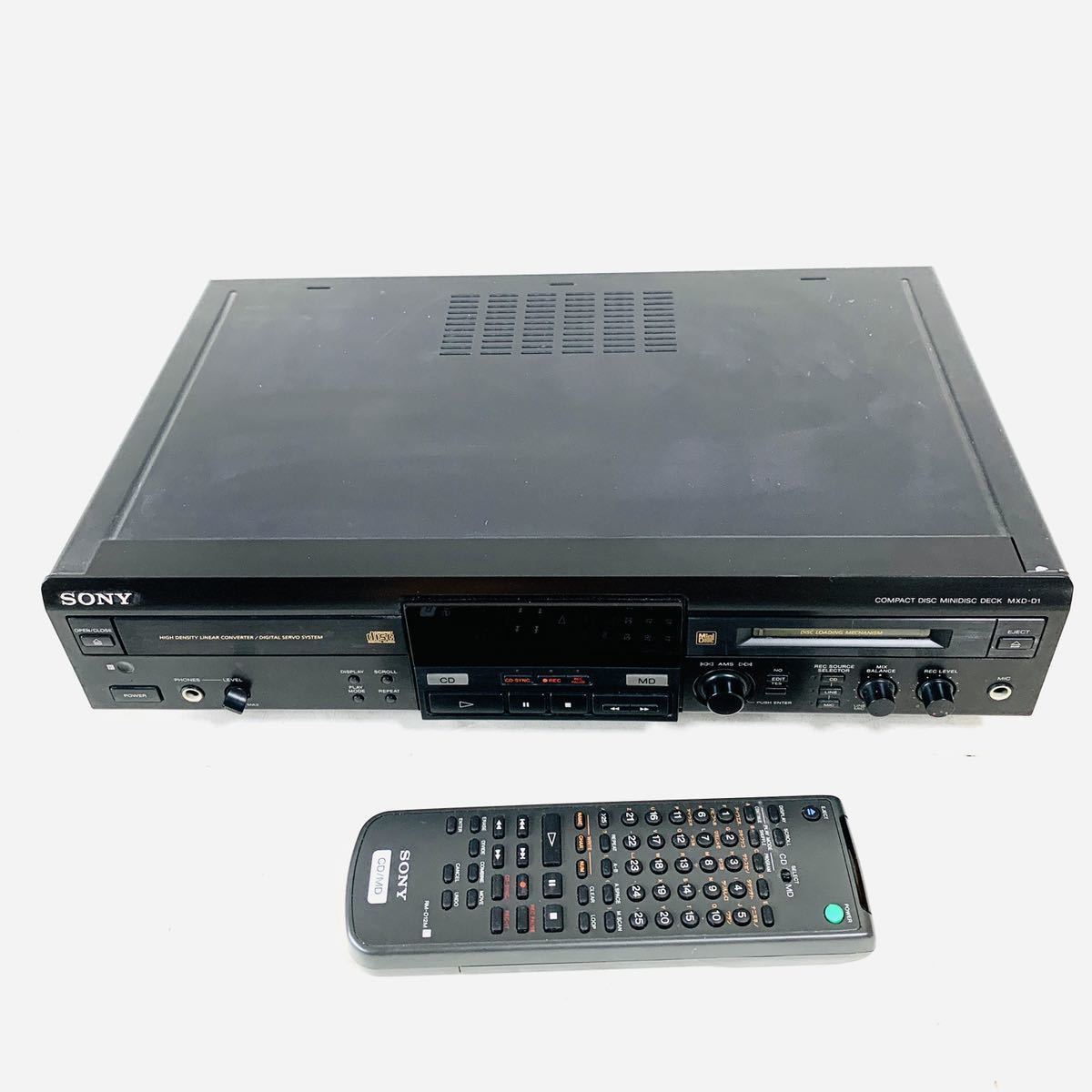 SONY MXD-D1 RM-D12M ソニー 公式通販 デッキ MD CD CD⁄MDデッキ Yahoo