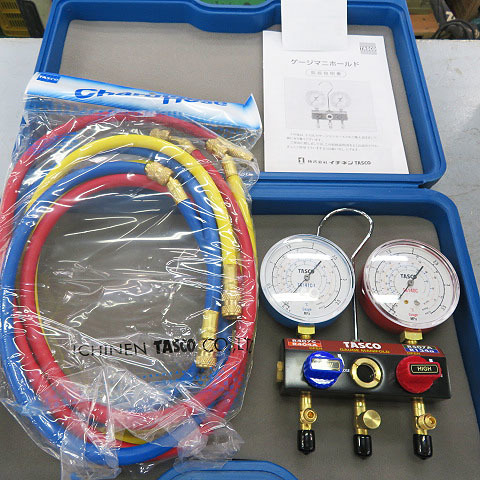 【未使用保管品】 TASCO　タスコ　TA140C　TA141C-1　ゲージマニホールド