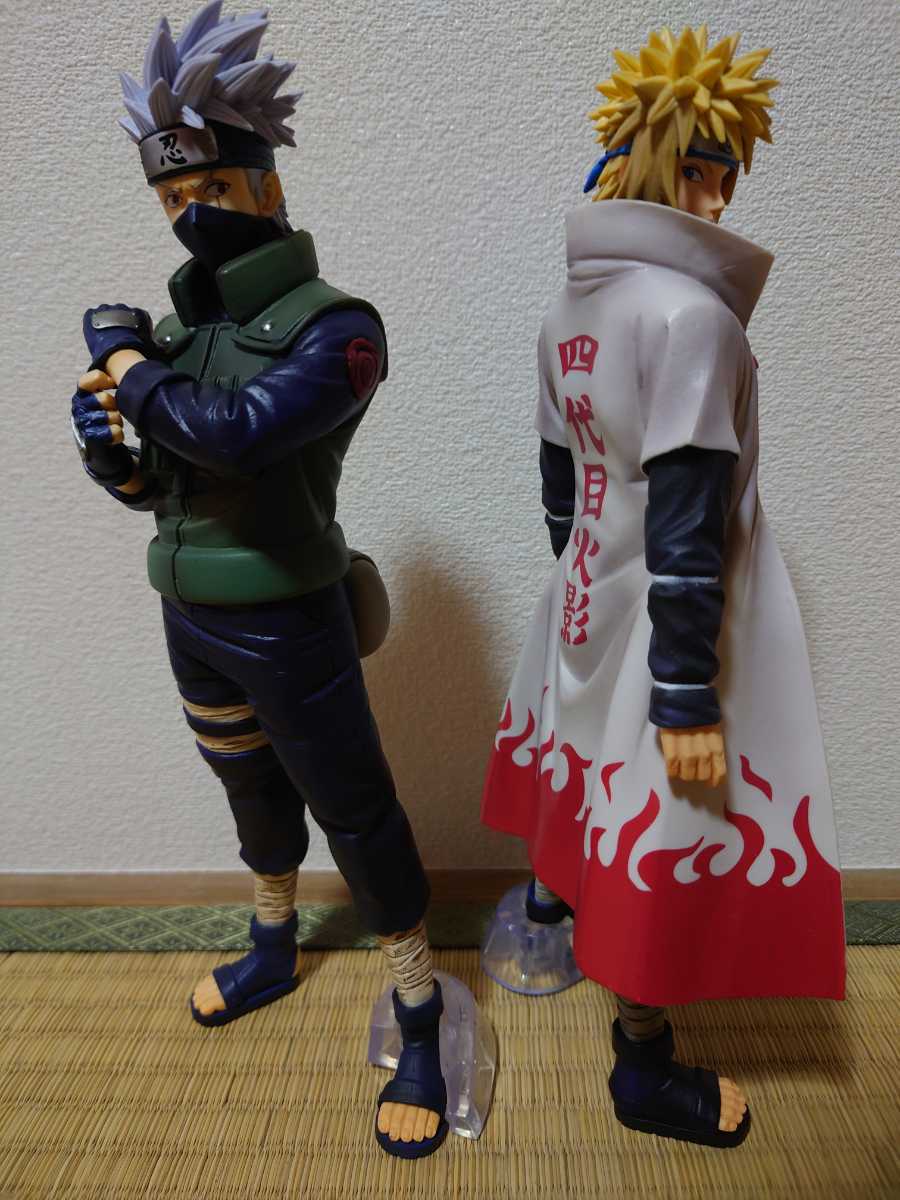 ナルト NARUTO 一番くじ ラストワン 波風ミナト はたけカカシ 写輪眼ver