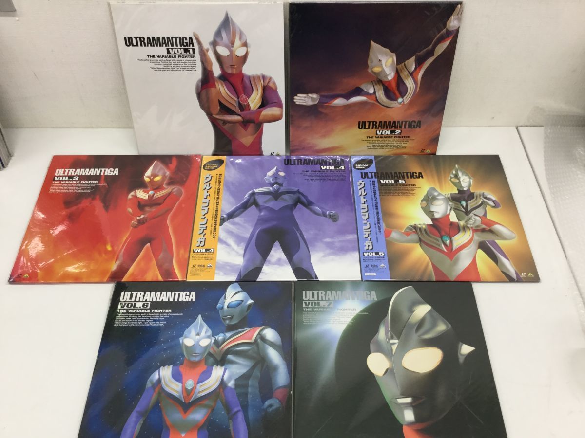 営SR608-80 【全巻セット】ウルトラマン ティガ LD VOL.1 ～ VOL.7 