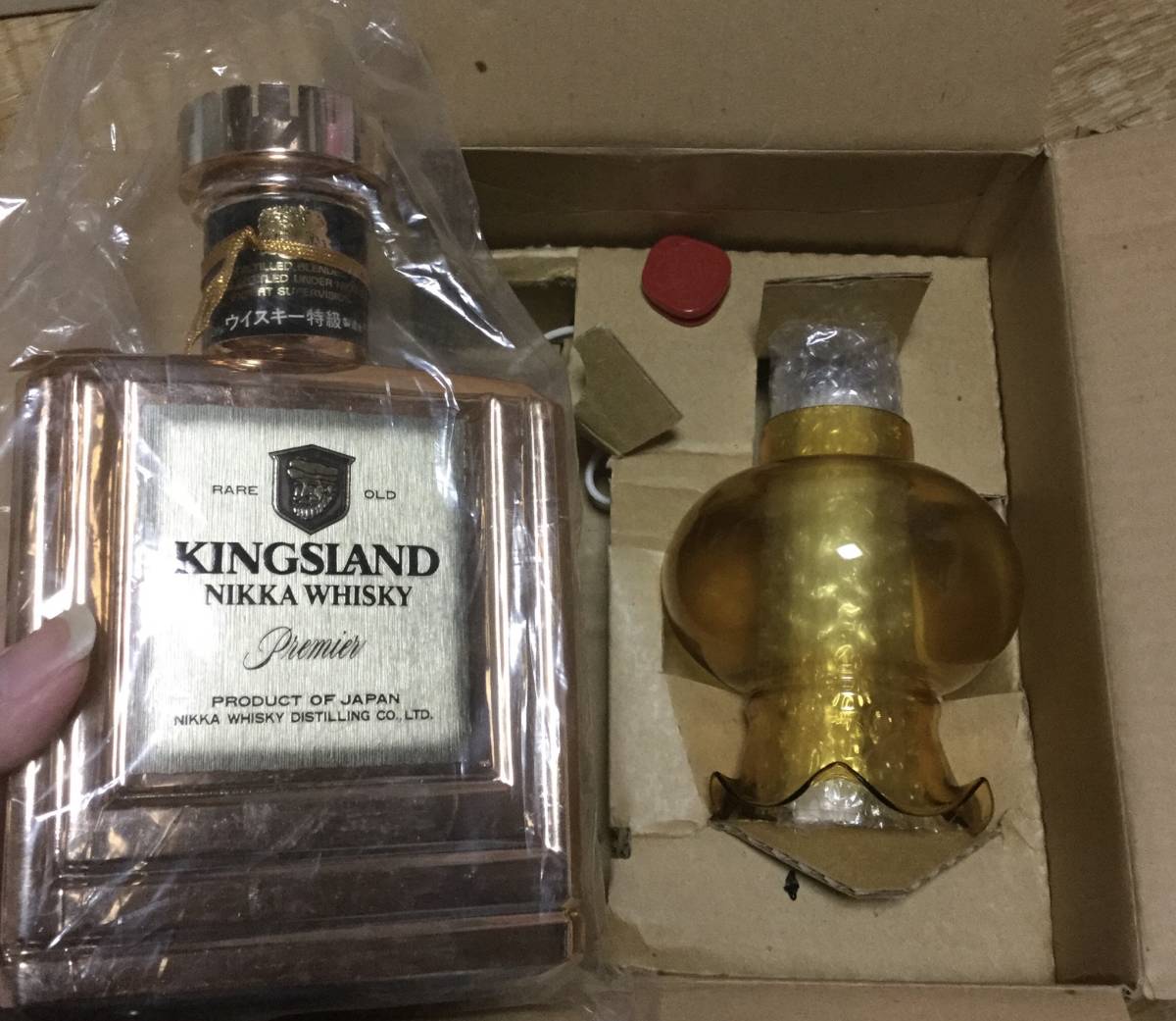NIKKA ニッカ ウイスキー KINGSLAND 特製キングスランプ 卓上ランプ