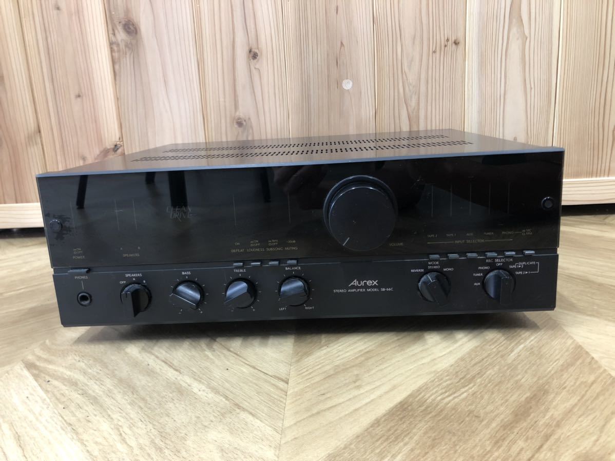 交渉歓迎:Aurex SB-66C TOSHIBA 動作OK プリメインアンプ 交渉歓迎