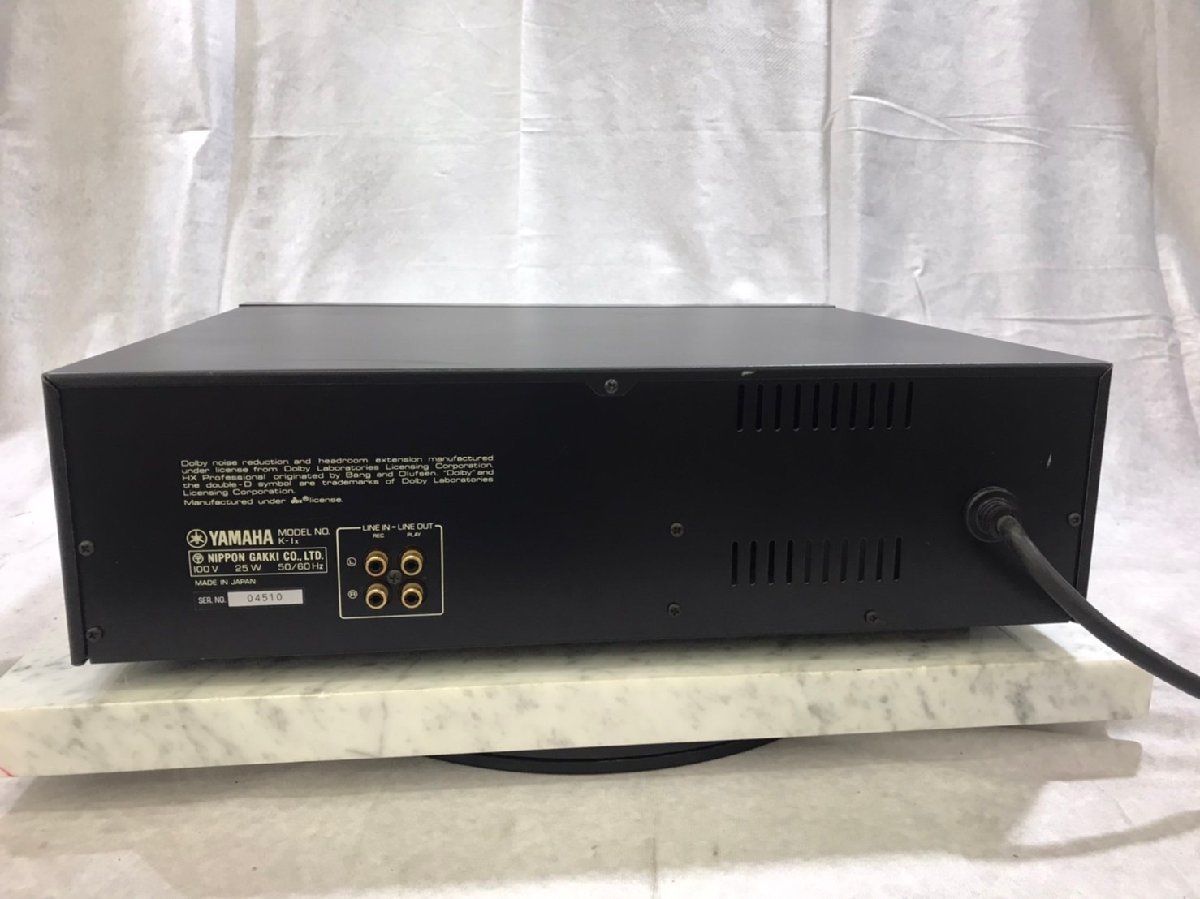 YAMAHA ヤマハ - | K-1xの仕様 修理ミスの修理 □t1766　ジャンク★YAMAHA　ヤマハ　K-1X　ステレオカセットデッキ
