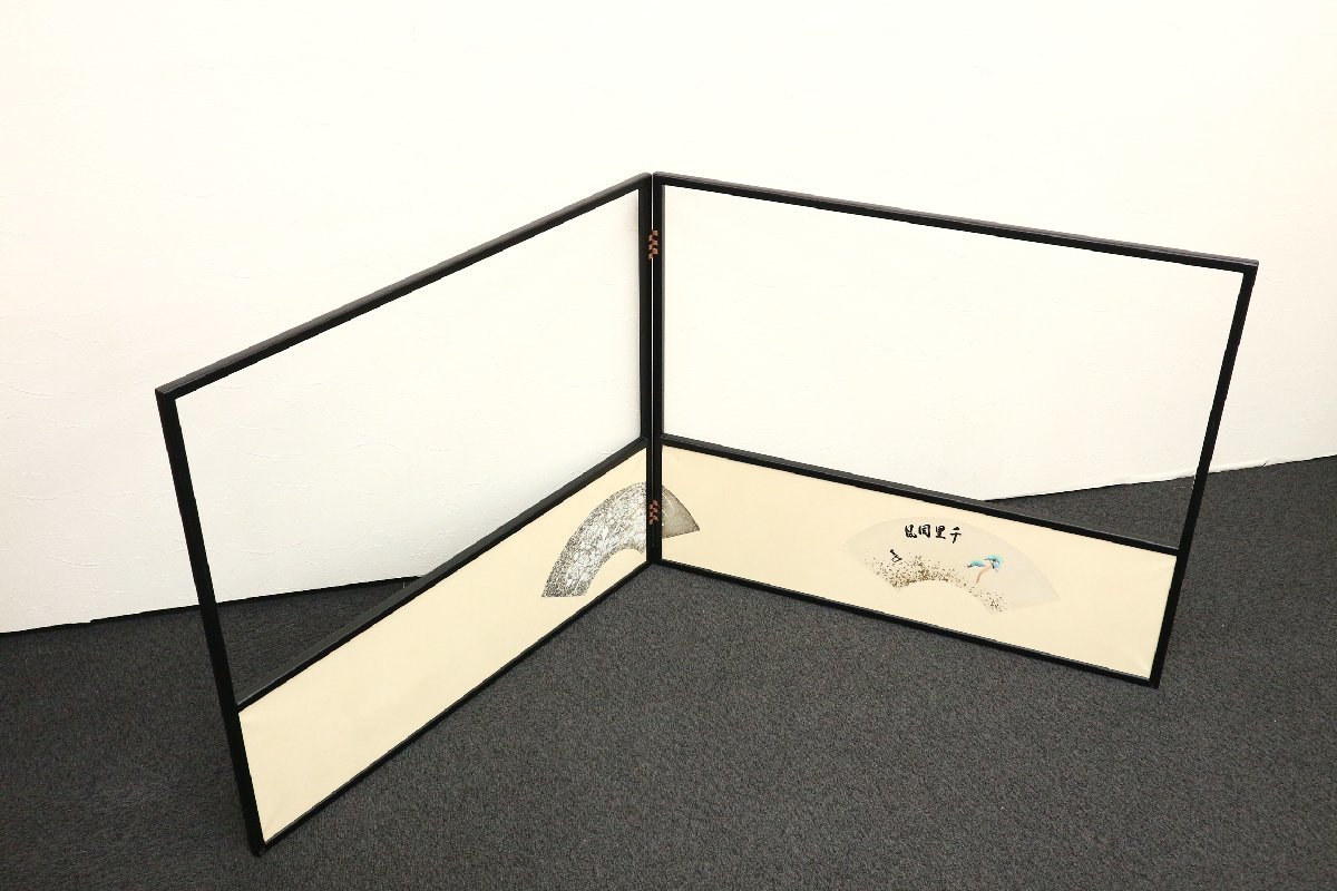 風炉先屏風 茶道具 風炉道具 / 扇面(屏風)｜売買されたオークション 