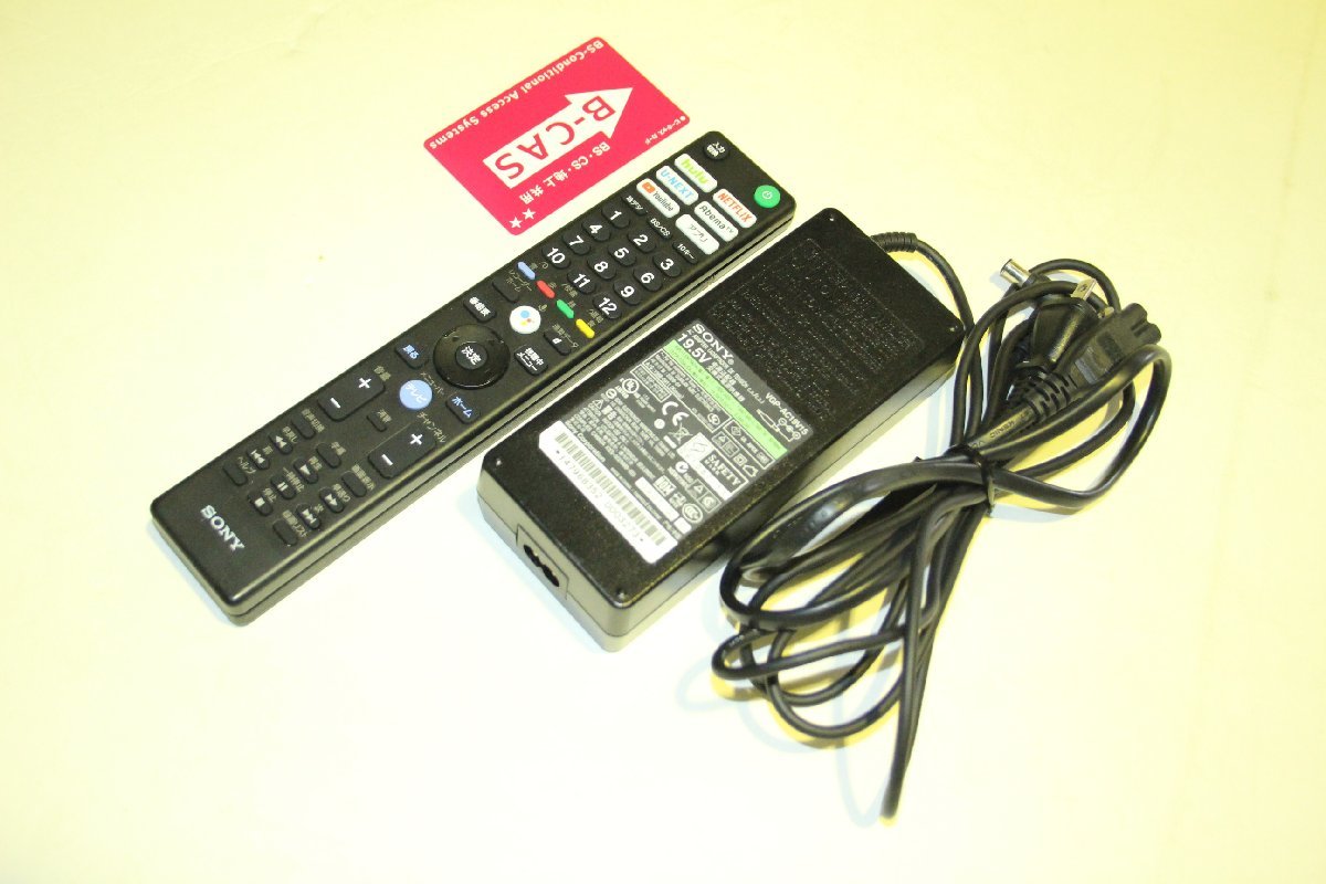 77808☆SONY 49型4K液晶テレビ KJ-49X8500F (3)【1円スタート！/4K 