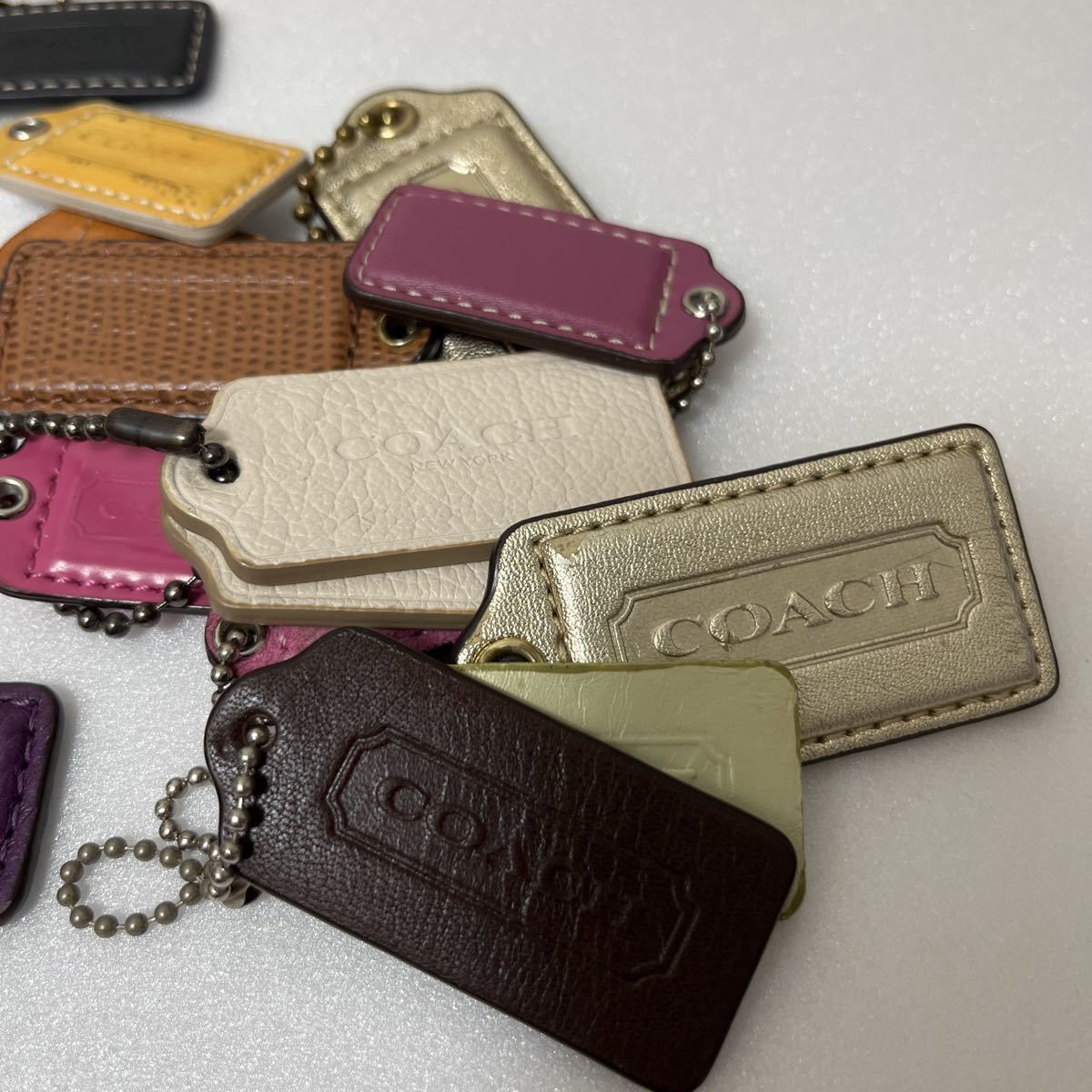 送料込み！50点以上】COACH コーチ まとめ売り タグ レザータグ 