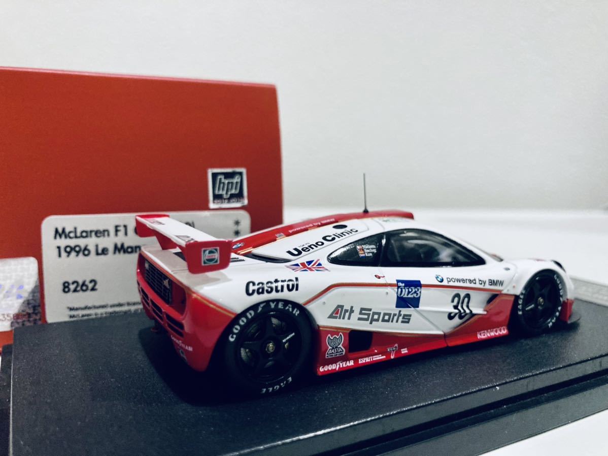 1/43 HPI MIRAGE マクラーレン F1 GTR #30 Art Sports J.Nielsen-T