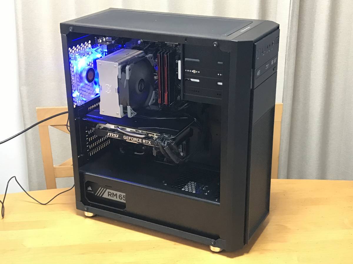 ハイスペックゲーミングPC】Core i7 9700K RTX2070super 32GB SSD500GB