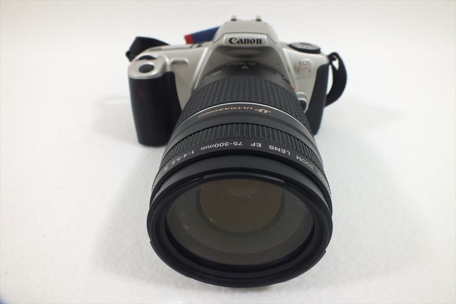 □ Canon キャノン EOSkissIII フィルム一眼レフ EF 75-300mm 1:4-5.6