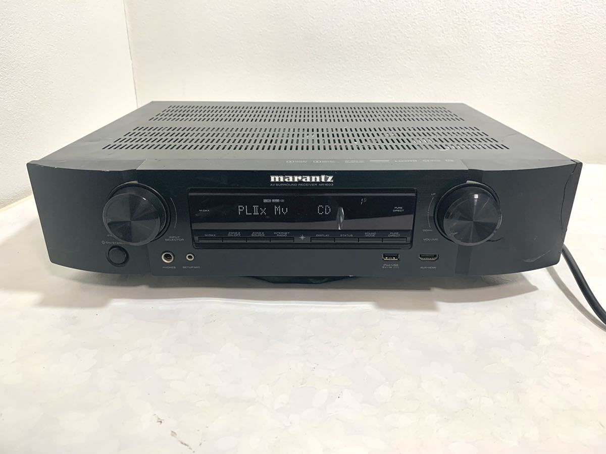 C027 marantz NR1603 7.1ch AVアンプ HDMI DolbyTrueHD DTS-HD 