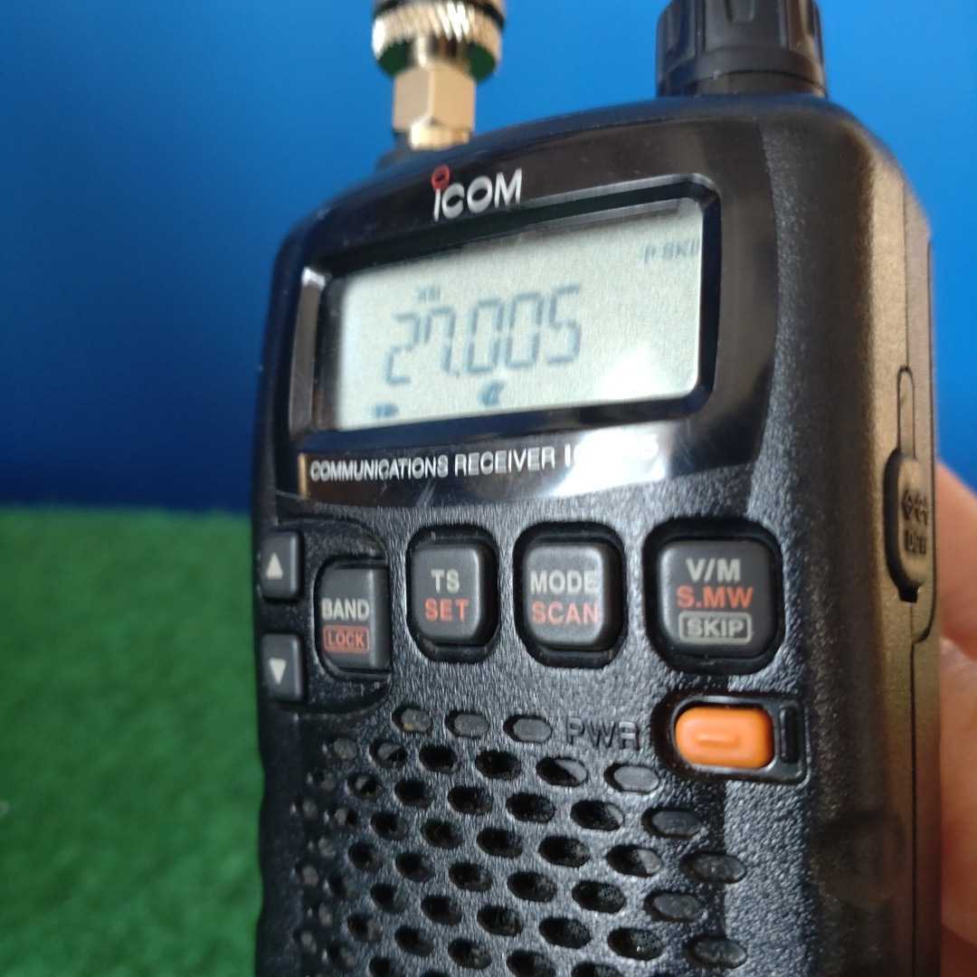 ICOM IC -R5！動作確認済み！ 外部アンテナ取り付け可能！アマチュア 