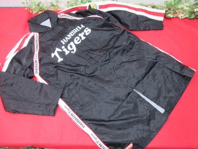 非売品 Hanshin Tigers フード付きベンチコート 黒 阪神タイガース