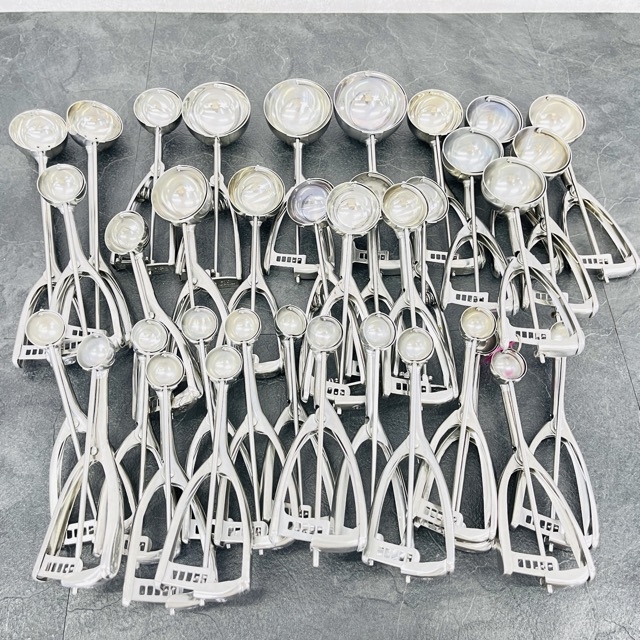 ステンレスディッシャー 中古 サイズバラバラ 36本セット アイスディッシャー YUKIWA ユキワ INOX 等 10-110CC 厨房 調理 /51191