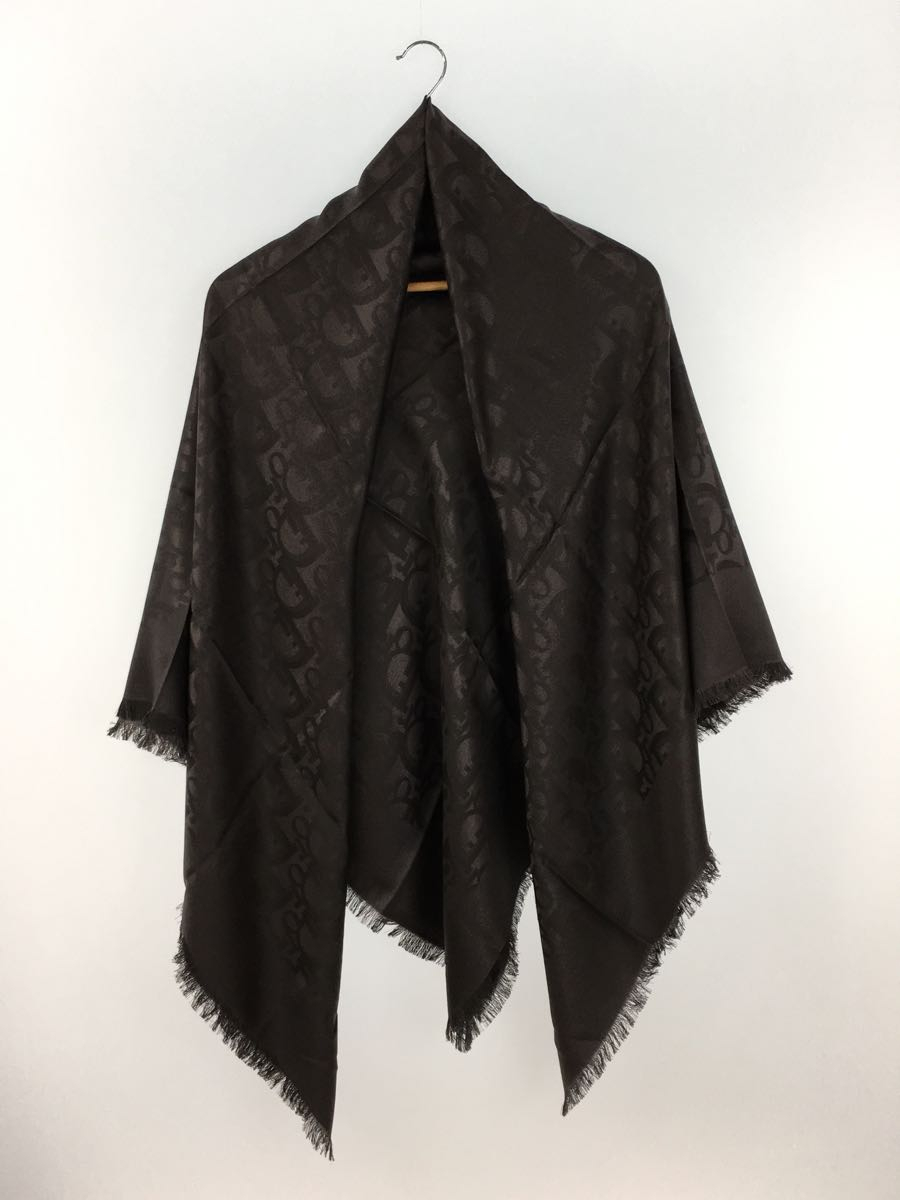 Christian Dior トロッター柄ストール Christian Dior◇トロッター柄 大判ストール/シルク/BRW ファッション