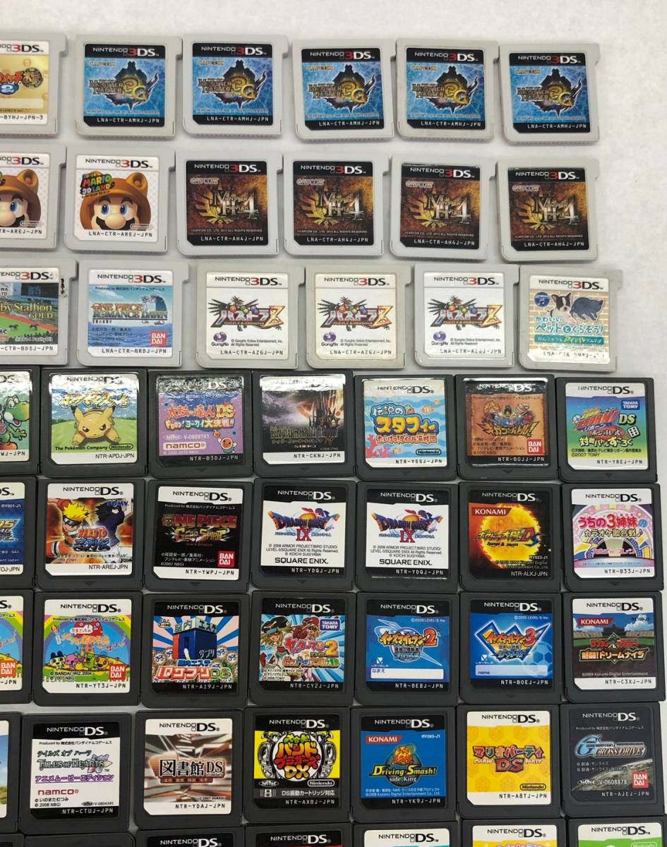T5066 ☆1円～【3DS/DS】 ソフト大量まとめ売り マリオ/モンハン