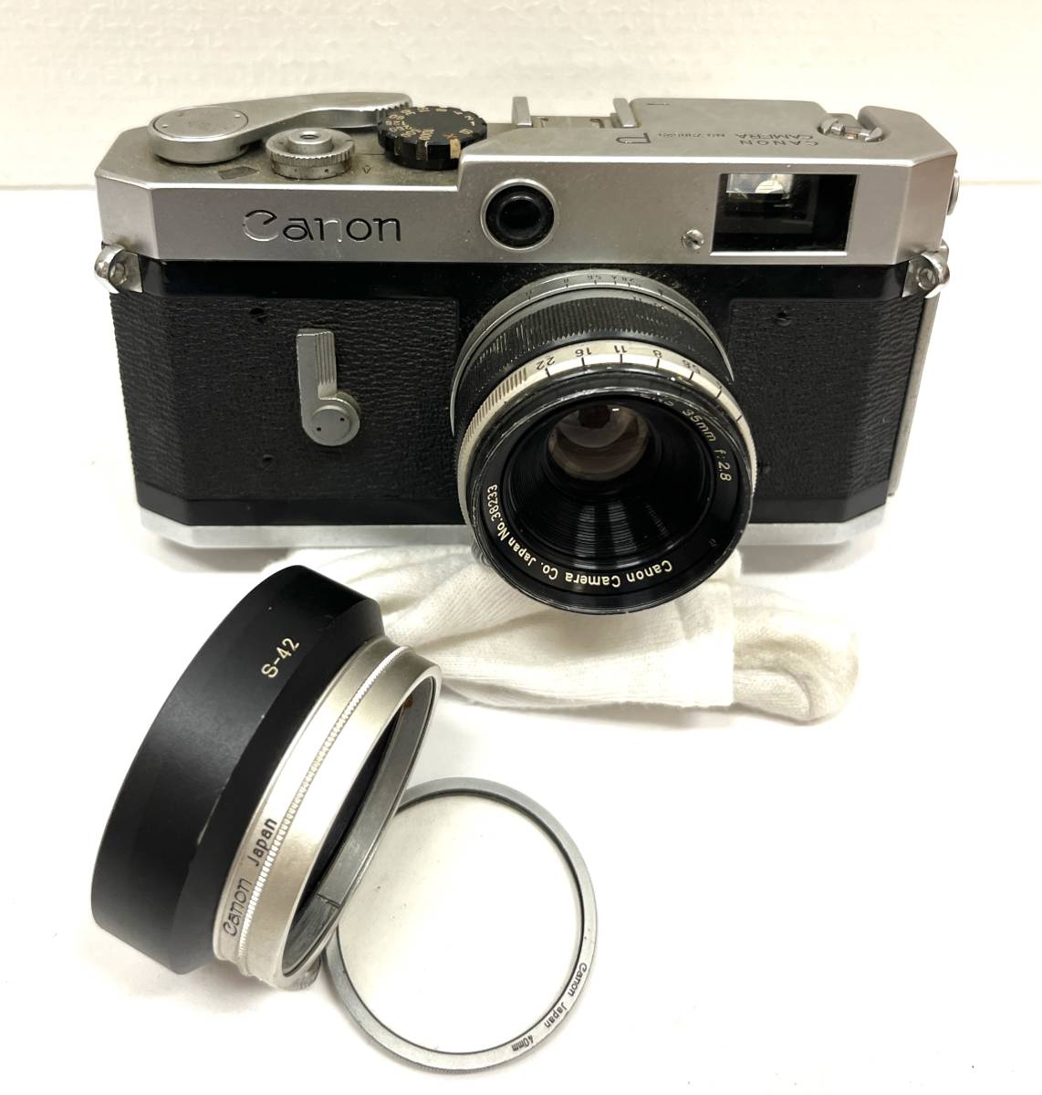 Canon P/CANON LENS 35mm 2.8 レンジファインダー ジャンク 中古