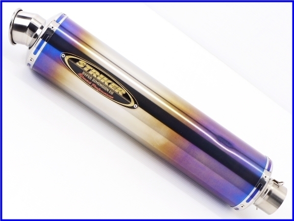 M2】良品♪STRIKER チタンサイレンサー♪60.5mm♪CB1300SF/XJR/ZRX1100