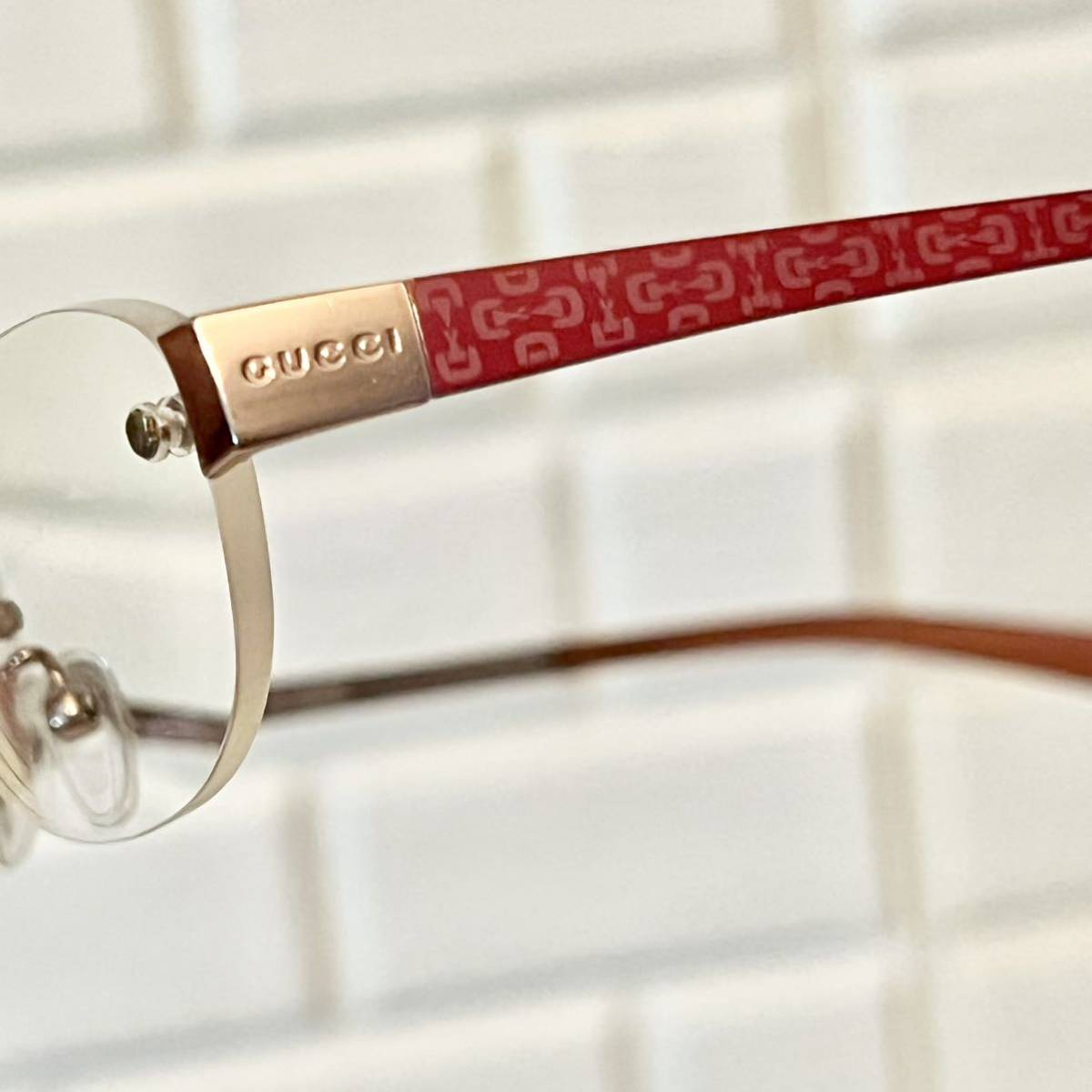 sms160☆ 美品 GUCCI グッチ メガネ 度入り GG-9600J HQ6 51016-134