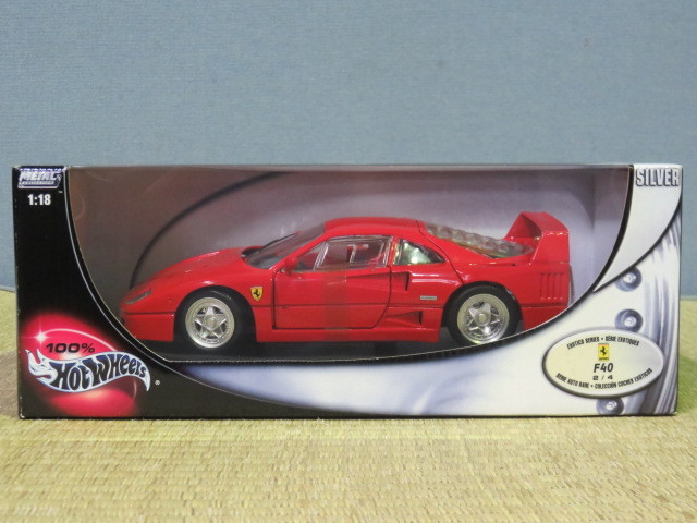 ◇204◇未使用◇保管品◇100％ HotWheels ホットウィール 1/18 Ferrari 